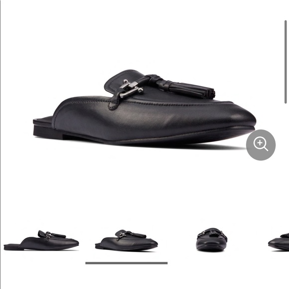 CLARKS leather loafer mulles genuine leather NWT - Picture 11 of 14